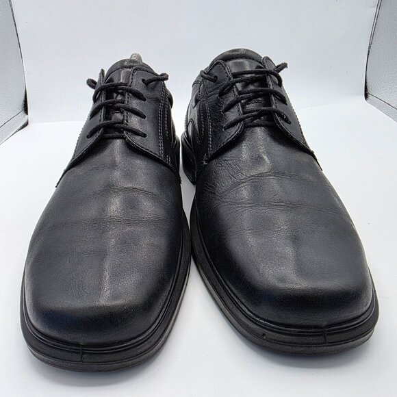 ECCO Helsinki Mens Size 9.5 Black Plain Toe Dress Shoes Oxford Work Wear Casual main image 6